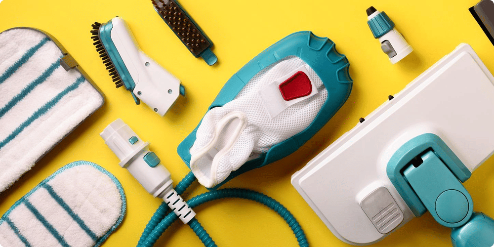 Composants d'un nettoyeur vapeur